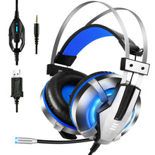 Load image into Gallery viewer, NEW Trend Gaming Headset Gamer Ear Wired Headphones for Smartphone/PS4/PC/Xbox with Retractable Rotate Microphone and LED Light