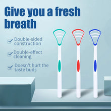 Load image into Gallery viewer, Silicone Tongue Scraper & Cleaner Brush - Fresh Breath Oral Care Tool, 1/3/6/12 Pack