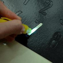 Load image into Gallery viewer, A3 A4 A5 Kids Luminous Drawing Board with Light-Fun Magic Sketchpad Draw Tablet Fluorescent Pen Russian English Light Up Toys