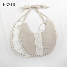 将图片加载到图库查看器,Newborn Baby Boys Girls Cute Saliva Towel Feed e Cotton Bibs Dribble Scarf For Baby Kids