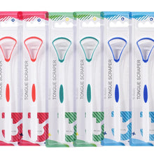 Load image into Gallery viewer, Silicone Tongue Scraper & Cleaner Brush - Fresh Breath Oral Care Tool, 1/3/6/12 Pack