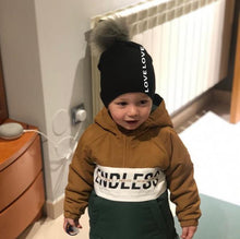 将图片加载到图库查看器,Newborn Kids Cotton Hats Cap With Pom Children's Hat Boy Accessories Toddler Caps
