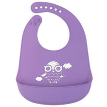 Load image into Gallery viewer, Adjustable Oil-proof Food Grade Silicone Drool bib Soft And Comfortable Saliva Towel Lunch Baby Bib For Babies and Kids