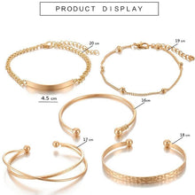 将图片加载到图库查看器,Bohemian Gold Tassel Bracelets For Women Summer Shell Clear Crystal Stone Luxury Jewelry