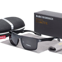 Load image into Gallery viewer, BARCURTR90 Ultralight Polarized Sunglasses for Men Vintage Square Eyewear with UV400 Protection for Summer