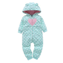 Load image into Gallery viewer, Modern Infant Baby Rompers Coral Fleece Animal Overall Baby Halloween Xmas Costume Clothes Baby jumpsuit Romper For Kids