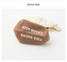 Load image into Gallery viewer, Newborn Baby Girl Socks Lace Baby Knee Socks Anti Slip Cotton Long Socks for Girls In retro Vintage Style