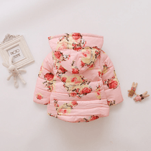 将图片加载到图库查看器,Designer Luxury Elegant New Winter Baby Outerwear Hooded Printed Cotton Padded Jacket and Coats For Babies and Girls Kids