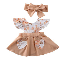 将图片加载到图库查看器,Trend New Designer Infant Baby Girl Clothes Flower Ruffle Princess Dress Sundress Outfit For Birthday With Big Bow