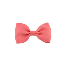 Load image into Gallery viewer, Colorful Mini Bow Tie Hair Clip Small Sweet Solid Ribbon Bow Safety Hair Clips Hairpins Baby Girl Hair Accessories