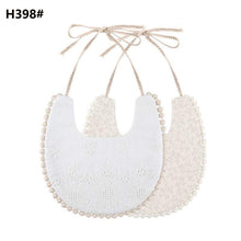 Load image into Gallery viewer, Infant Baby Bib Kid Toddler Dinner Feeding Tassel Double-side Cotton Linen Burp Cloths Saliva Towel For Baby