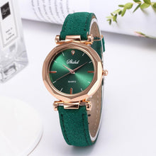 将图片加载到图库查看器,Women Watch Rhinestone Fashion Exquisite Women Leather Casual Watch Luxury Analog Quartz Crystal Wristwatch Bracelet Watch For Women and Girls