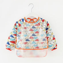 将图片加载到图库查看器,Modern Luxury NEW Baby Cute Cartoon Waterproof Long Sleeve Apron Baby Feeding Bib for Children Baby and Kids