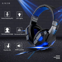 Load image into Gallery viewer, QearFun New Pink Headphones for PC Girls Gaming Wired Headset with Microphone Gamer for PS4 Windows XP/7/8/10 Laptop Phone