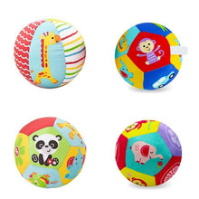 将图片加载到图库查看器,Education Baby Toys For Children Animal Ball Soft Plush Mobile Toy With Sound Baby Rattle Infant Body Building Ball For Kids