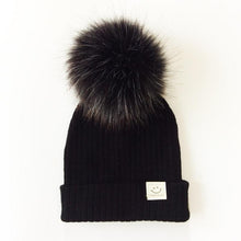 将图片加载到图库查看器,Winter Baby Boy Girl Artificial Pompom Knitted Hat Toddler Kids Caps With Pompon for Newborn