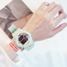 Load image into Gallery viewer, Electroic Shock Digital Watch Unisex Sports Waterproof Watch With LED Colorful Mode Wristwatch For Men and woman