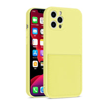 Load image into Gallery viewer, Simple Wallet Case For iphone Silicone Case For iphone 13 12 11 Pro Max Mini With Card Holder Cover Classic Silicone Full Protection Anti-Scratch Shockproof Case