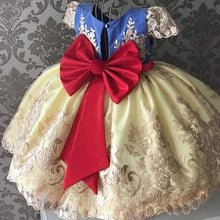 将图片加载到图库查看器,Handmade Luxury Princess Baby Girl 1 Year Birthday Dress Tutu First Christmas Party Cute Bow Dress Infant Modern Luxury Dress With Big Bow