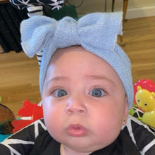 将图片加载到图库查看器,Luxury Modern Designer Baby Headband Girl Knitted Hair Accessories Toddler Knotted Turban Newborn Hair Bows Headwrap