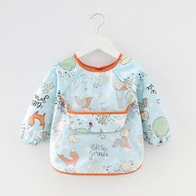 将图片加载到图库查看器,Modern Luxury NEW Baby Cute Cartoon Waterproof Long Sleeve Apron Baby Feeding Bib for Children Baby and Kids