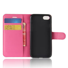 Load image into Gallery viewer, Phone Case For IPHONE 7 8 Plus Wallet Case Flip Leather Back Cover For IPHONE7 IPHONE8 IPHONE 7plus 8plus Simple Case Foldable Case Leather Case Flip Phone Cover Case