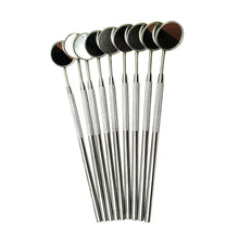 将图片加载到图库查看器,4pcs Stainless Steel Dental Mirror Instruments Mouth Oral Care Clean Dentist Tools Dentistry Lab Mirror Teeth Whitening