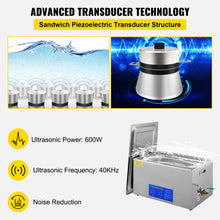 Load image into Gallery viewer, VEVOR 1.3L 2L 3L 6L 10L 15L 22L 30L Ultrasonic Cleaner Lave-Dishes Portable Washing Machine Diswasher Ultrasound Home Appliances