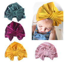 Load image into Gallery viewer, Infant Baby Headbands Solid Cotton Knot Turban Headband For Girls Beanie Hat Headwear For Girls