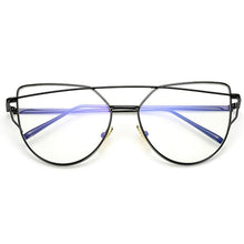Load image into Gallery viewer, NEW Stevvex Designer Cat eye Sunglasses For Women and Ladies in Vintage Metal Reflective Glasse Mirror Retro Oculos De Sol Gafas Style With UV 400 Protection