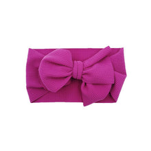 Load image into Gallery viewer, Baby Girls Headband Toddler Big Bow Hairband Cute Solid Stretch Turban For Baby Girls