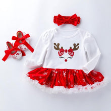 Load image into Gallery viewer, Cute Deer Christmas Costumes For Kids Long Sleeve Baby Girl Clothes Set Unique Design Perfect For Kids