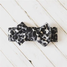 Load image into Gallery viewer, Modern Baby Headband Bow for Girl Leopard Headbands for Newborn Toddler Turban Baby Hair Accessories Design