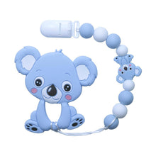 将图片加载到图库查看器,Baby Teething Lovely Koala Owl Horse Cookies Baby Teether Molar Toy Gift Raccoon Food Grade Silicone Beads For Kids and Baby