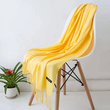 Load image into Gallery viewer, 2022 Tassel Women’s Scarf – Designer Shawl, Wrap & Hijab Pashmina