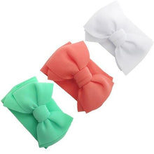 Load image into Gallery viewer, Modern Luxury Elegant Baby Girls Headband Turban Photography Props Baby Hair Accessories Bow 3 Pcs Set For Girls Baby