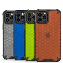 将图片加载到图库查看器,Ultra-Protective Phone Case Shockproof Case for iPhone 12 Mini 12 Pro 11 Pro Max 6s Plus Honeycomb Phone Cover for iPhone SE 7 8 XR XS Max Shock Absorption Protection Shockproof Soft Material Protective Case Suitable for iPhone