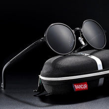 Load image into Gallery viewer, Round Luxury Polarized Universal Retro Modern Sunglasses With High Quality Metal Frame And UV400 Protection