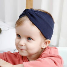 Load image into Gallery viewer, Modern New Trend Girls Winter Autumn Headband Twisted Knotted Soft Elastic Baby Girl Soft Elastic Turban Headband For Girls