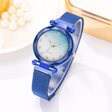 Load image into Gallery viewer, Women Magnet Buckle Gradient Color Watches Luxury Ladies Fashion Female Wristwatches For Gift Clock For Women and Girls