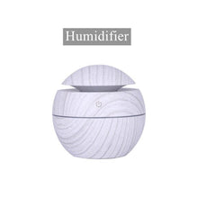 Load image into Gallery viewer, Ultrasonic Air Humidifier Wood Essential Aroma Oil Diffuser With LED Light Electric Aromatherapy Mist Maker