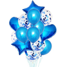 将图片加载到图库查看器,14Pcs Multi Confetti Balloons For Happy Birthday Party Balloons In Several Luxury Variant Helium Ballons For Celebrations for Boy Girls and Babies party