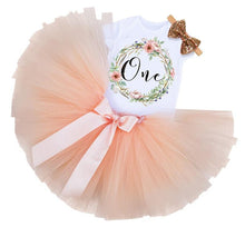 Load image into Gallery viewer, Modern Unicorn Party Girls Tutu Dress Toddler Kids Clothes Baby 1st Birthday Outfits For Girls