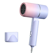 Load image into Gallery viewer, Folding Hairdryer With Carrying Bag Hot Air Anion Hair Care For Home MIni Travel Hair Dryer Blow Drier Portable Hair Brush Dryer