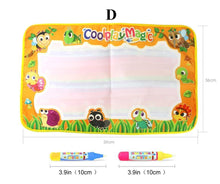 Load image into Gallery viewer, Magic Water Painting Drawing Mat & 2 Pens Doodle Board Coloring Books for Kids Children Educational Toys