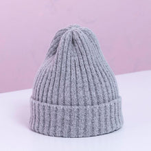 将图片加载到图库查看器,Winter Warm Baby Hat Fur Pompom Knitted Baby Hat Cap Infant Toddler Kids Hat Beanie In Modern Designer Style