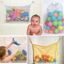 Load image into Gallery viewer, Baby Bathroom Mesh Bag Child Bath Toy Bag Net Suction Cup Baskets For Toys