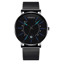 Load image into Gallery viewer, Men Watches Luxury Fashion Mens Business Watch Ultra Thin Stainless Steel Mesh Belt Quartz Wrist Watch For Men's and Boys