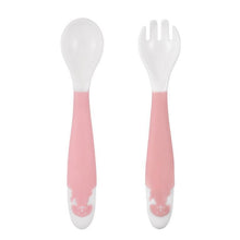 Load image into Gallery viewer, Baby Spoons and Forks set Tableware Gadget Boon Children Flatware Feeding Forks Infant Cutlery Spoon For Baby Kid Utensils Spoon Forks