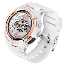 Load image into Gallery viewer, Fashion New Women Sports Waterproof 50m Watch With Digital LED Ladies Shock Display in Military Electronic Army Style